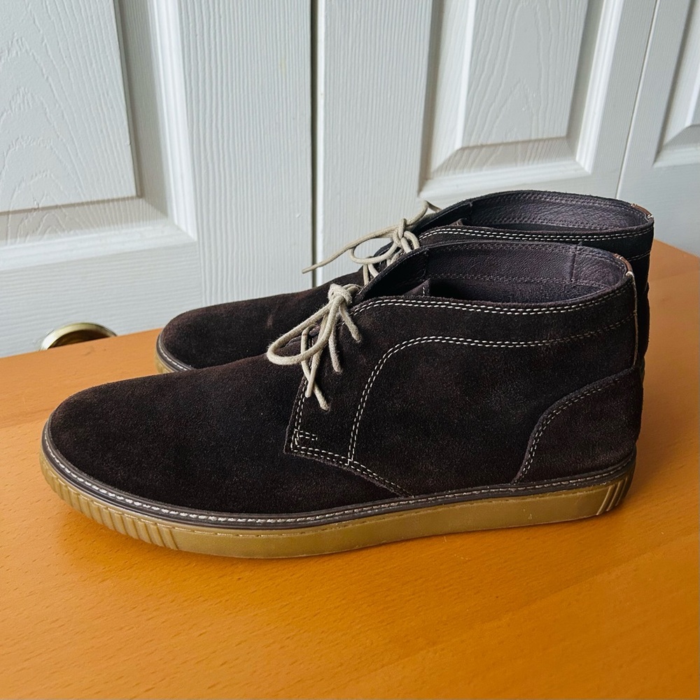 Men Johnston & Murphy Men’s Wallace Brown Leather  25-2350 Chukka Boots Size 13M